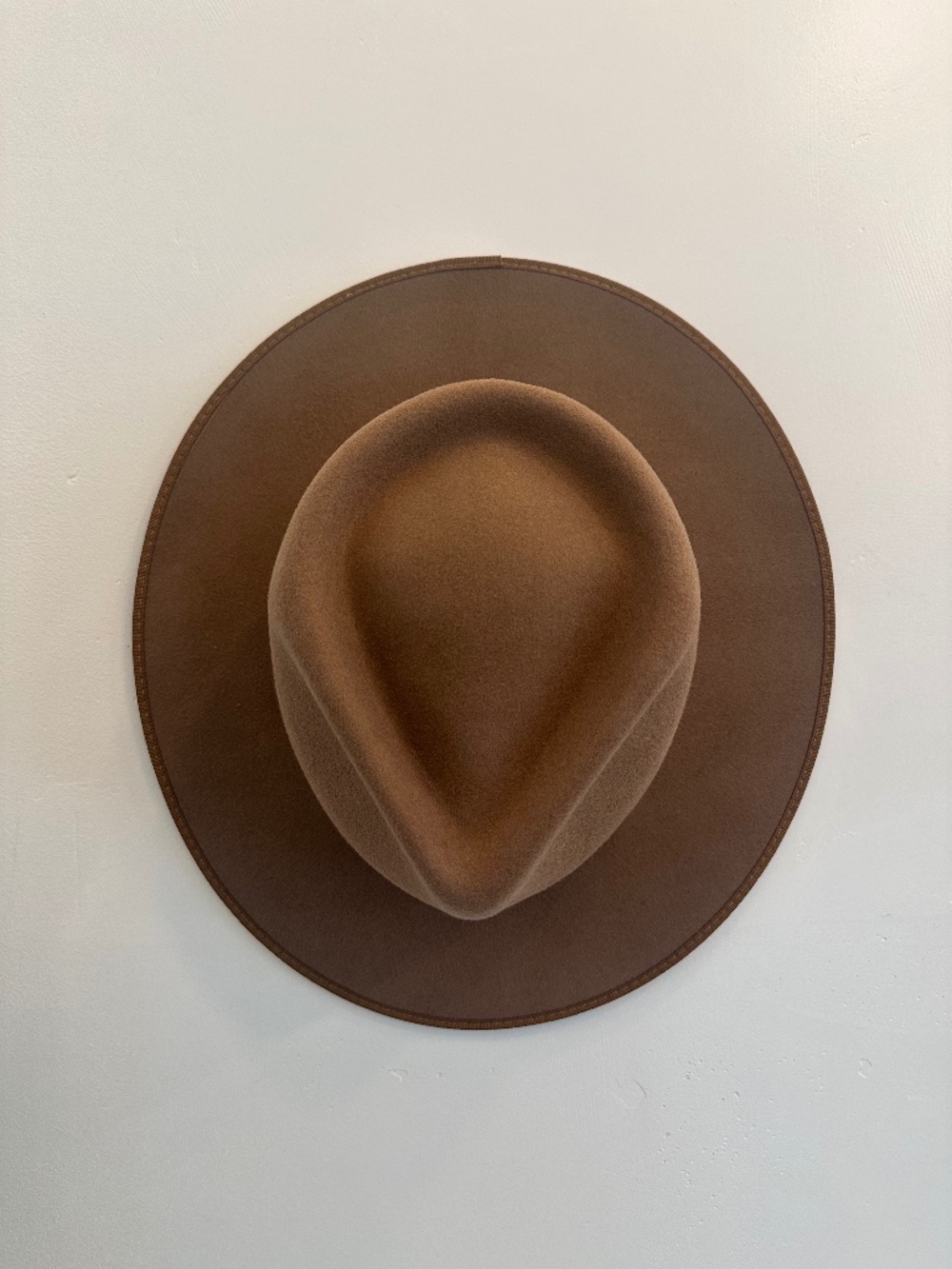 Will + Bear Calloway Tan | Brown Widebrim Fedora Hat XL